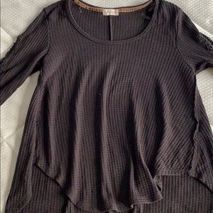 High/Low Knit Top